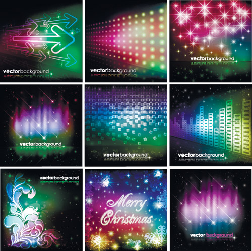 free vector Colorful christmas vector background